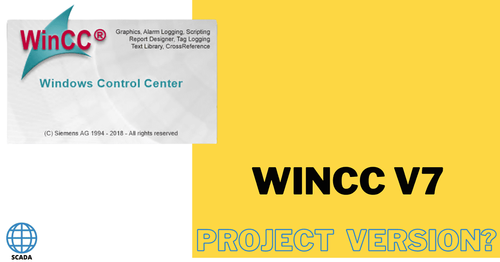 How to find out WinCC V7 version of WinCC project?